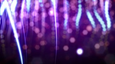 紫色光斑粒子光线唯美梦幻场景视频素材