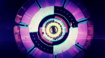 超炫3D隧道穿越动感节奏(有音乐)视频素材