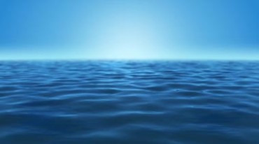 蓝色海面水面微波荡漾视频素材