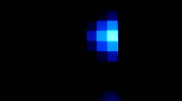 蓝色萤光荧光方块动态闪烁视频素材
