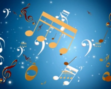 音乐符号音符动感元素视频素材