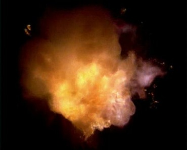 爆炸裂变火花能量火团火球火星视频素材