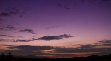 傍晚天黑前天际的晚霞云层霞光实拍视频素材