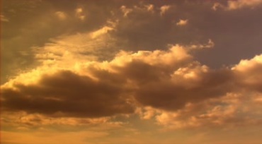 金光彩霞云彩云层霞光云海视频素材