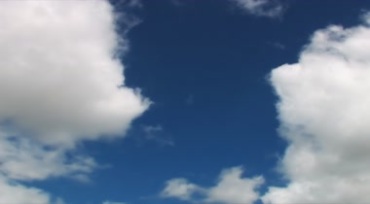 蓝天白云白色云层移动视频素材