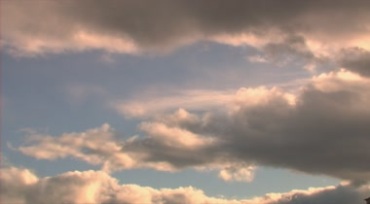 天空晚霞云层飘移视频素材