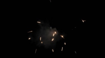 爆炸爆破火花迸射火星四溅黑幕特效视频素材