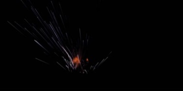 爆炸火光火星火花飞溅黑幕抠像特效视频素材