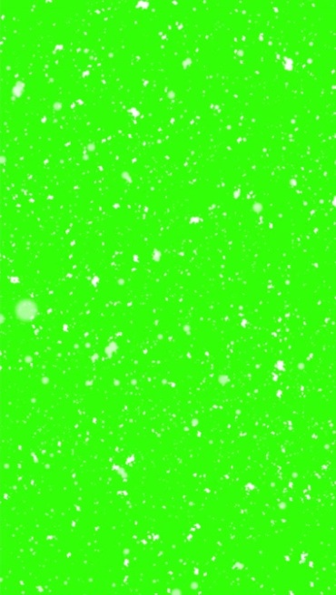 3D雪花控雪悬停绿屏抠像特效视频素材