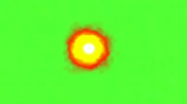 燃烧的火球通红的火焰绿屏抠像特效视频素材