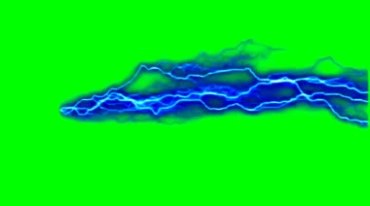 强电流电弧放电绿屏抠像特效视频素材