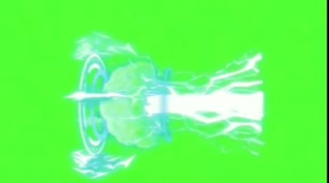 魔幻传送门电流放电绿屏抠像特效视频素材