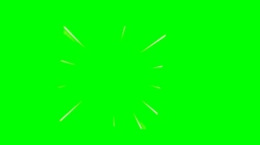 炫光金光线条穿梭绿屏特效视频素材