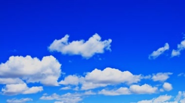 蓝蓝的天空白云飘动延时摄影视频素材