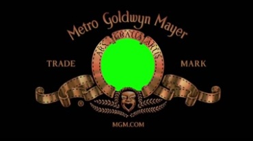 美高梅MGM狮头电影片头绿屏特效视频素材