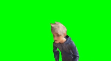 迪士尼杰克男孩绿屏抠像后期特效视频素材