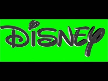 迪士尼Disney标志立体logo绿屏后期特效视频素材