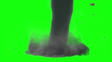 龙卷风旋转柱子绿屏抠像后期特效视频素材