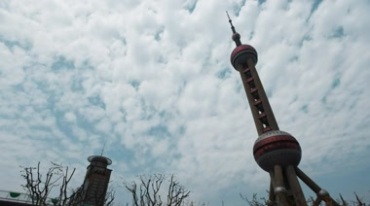 上海东方明珠广播电视塔实拍视频素材