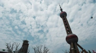上海东方明珠广播电视塔实拍视频素材