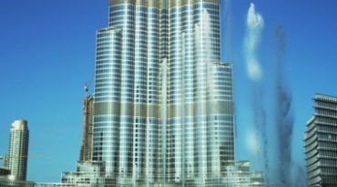 迪拜塔哈利法塔第一高楼实拍视频素材