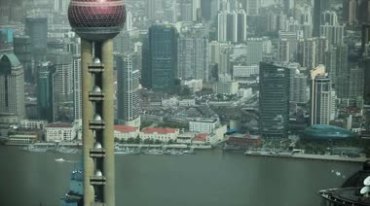上海东方明珠广播电视塔视频素材