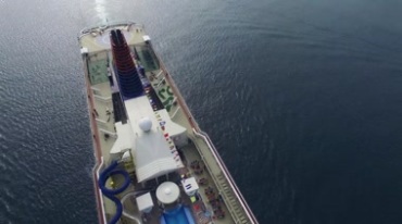 香港海面游轮航行多角度航拍高清视频素材