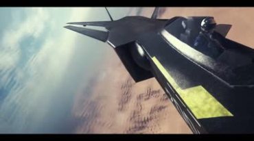 动画模拟中国空军歼20歼31飞机战机雷达空战空中格斗视频素材