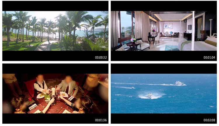 海南三亚休闲度假时光休闲生活酒店宣传片风光高清实拍视频素材
