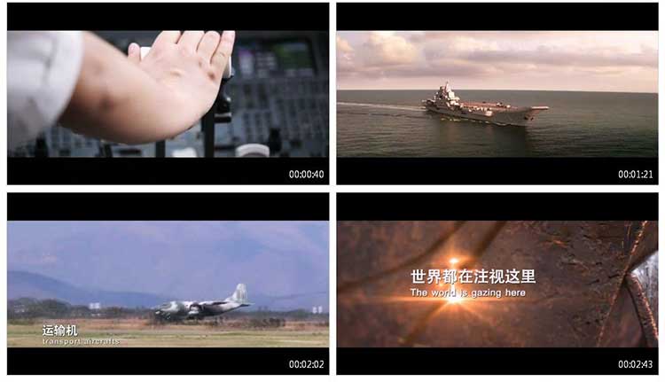 飞机制造战斗机航空工业发展史宣传片视频素材
