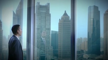 中国城市经济金融快速发展实拍视频素材