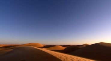 沙漠荒漠沙丘沙岭沙坡起伏风吹沙粒视频素材