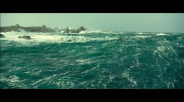 海洋海浪大洋波浪翻滚起伏拍打海岸实拍视频素材
