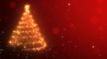 炫光粒子绘成圣诞树光效Led背景视频素材