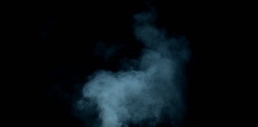 蓝色烟雾烟气冒烟黑屏特效视频素材