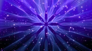 梦幻紫色粒子花朵图案动态变幻舞台Led背景(有音乐)视频素材