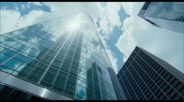 大楼仰拍气势压迫感的高楼(商务气氛)视频素材