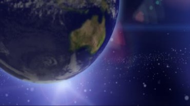 星球银河系和平之光地球行星背景视频素材