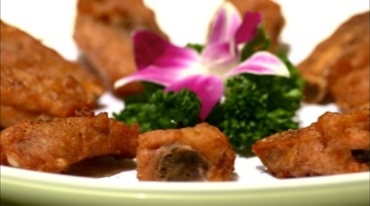 中华美食美味佳肴实拍视频素材