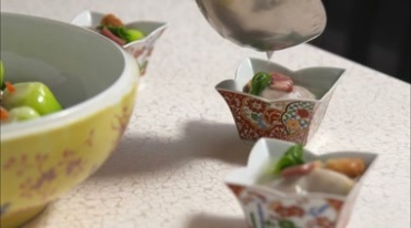 中华美食美味食物实拍镜头视频素材