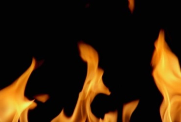 火苗燃烧黑屏抠像特效视频素材