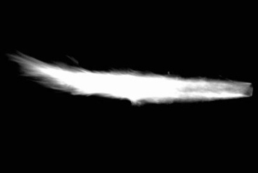 黑白火焰喷射气体燃烧透明通道黑屏抠像特效视频素材