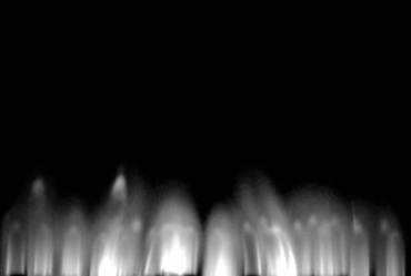 黑白煤气火焰燃烧火苗透明通道黑屏抠像特效视频素材