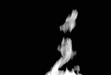 黑白火焰火苗摇曳透明通道黑屏抠像特效视频素材