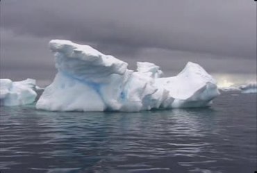 极地冰川冰山白雪积雪南北极风光视频素材