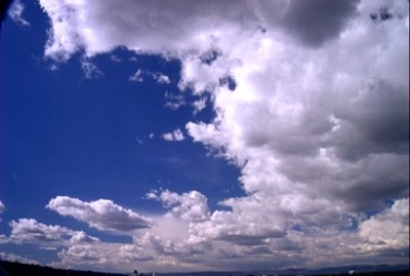 白色云层白云风云变幻快速摄影视频素材
