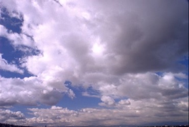 白云白色云层风云变幻快速延时摄影视频素材