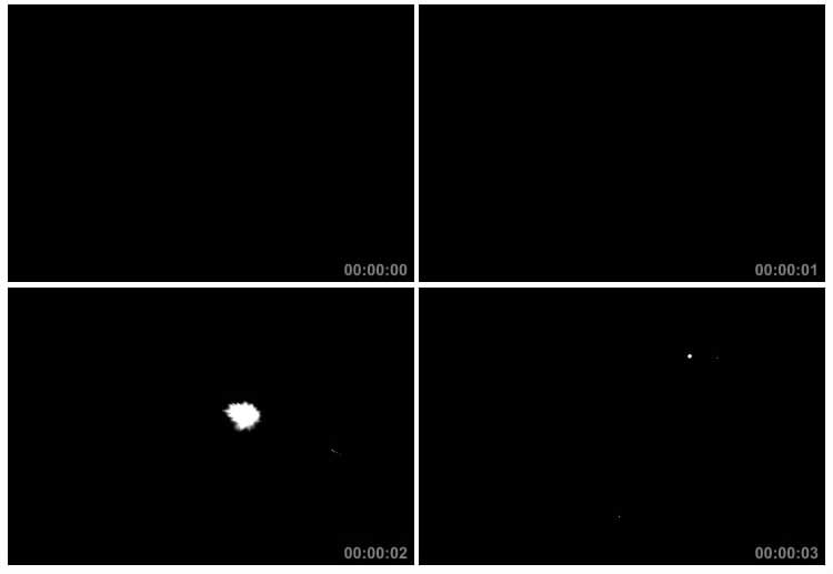 空中爆炸火花飞射火星四溅黑屏抠像特效视频素材
