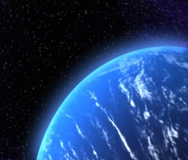 蓝色地球星球星际视频素材