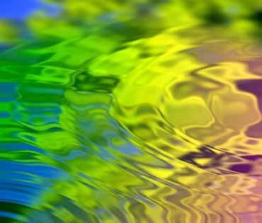 水波纹水纹扩散翠绿色背景视频素材